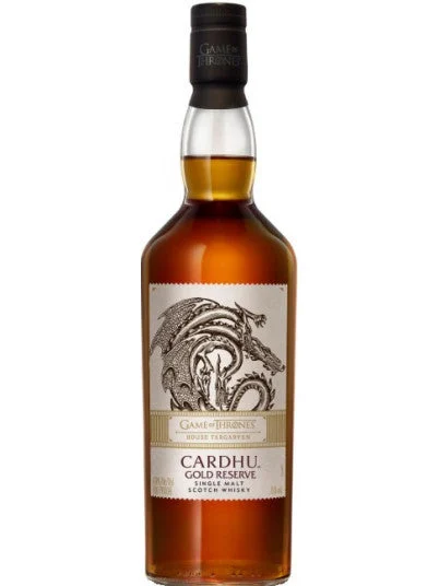 GAME OF THRONES | House Targaryen Cardhu Gold Reserve Limited Edition - Whiskey