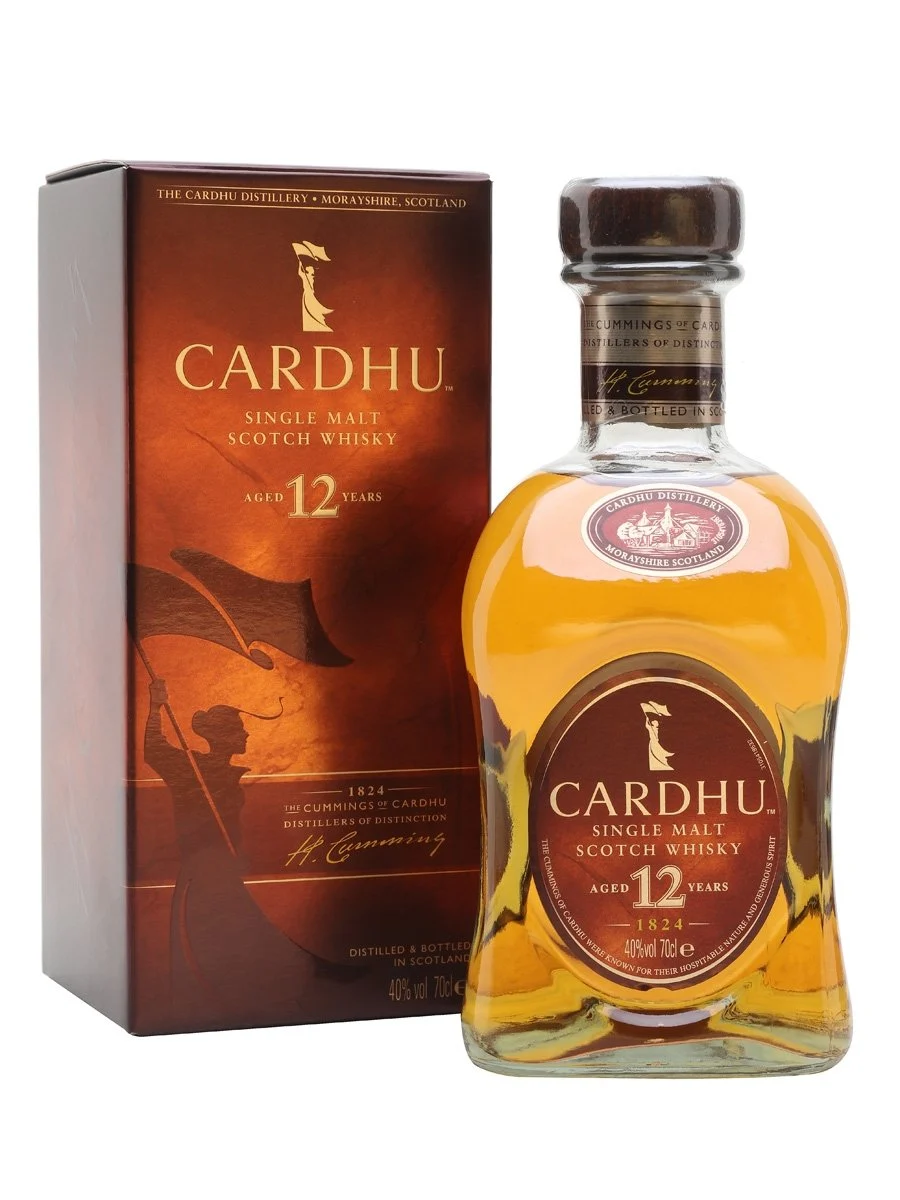 Cardhu 12 Year Old Speyside Single Malt Scotch Whisky | 700ML - Whiskey