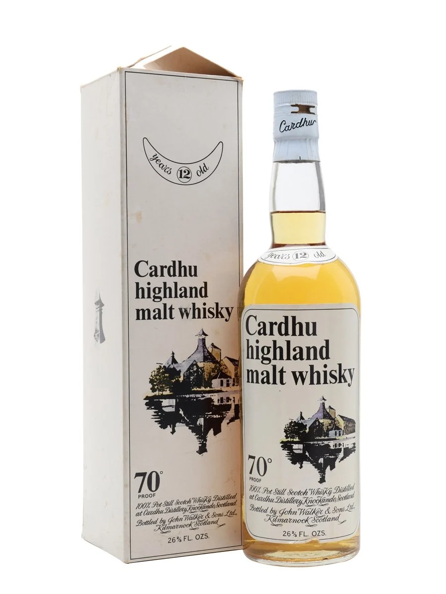Cardhu 12 Year Old Bot.1970s Speyside Single Malt Scotch Whisky - Whiskey