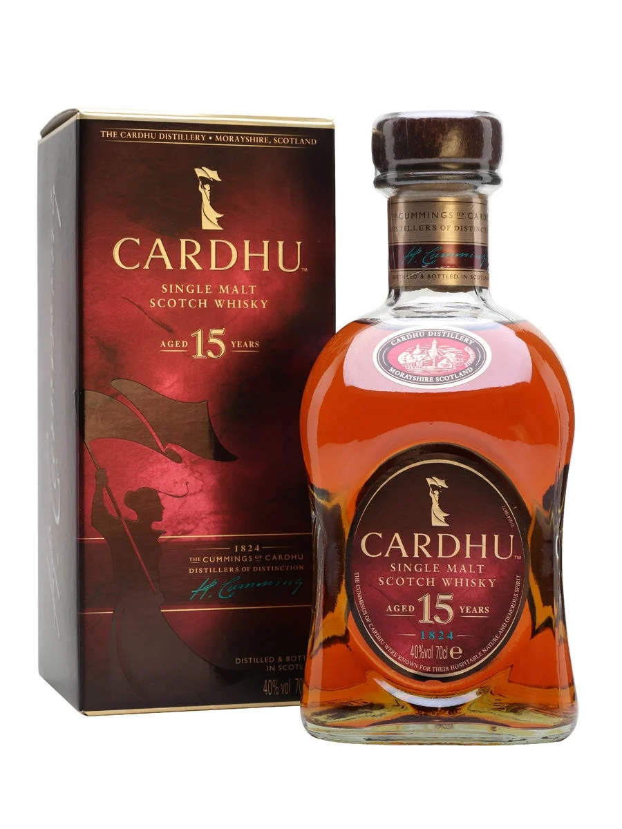 Cardhu 15 Year Old Speyside Single Malt Scotch Whisky | 700ML - Whiskey