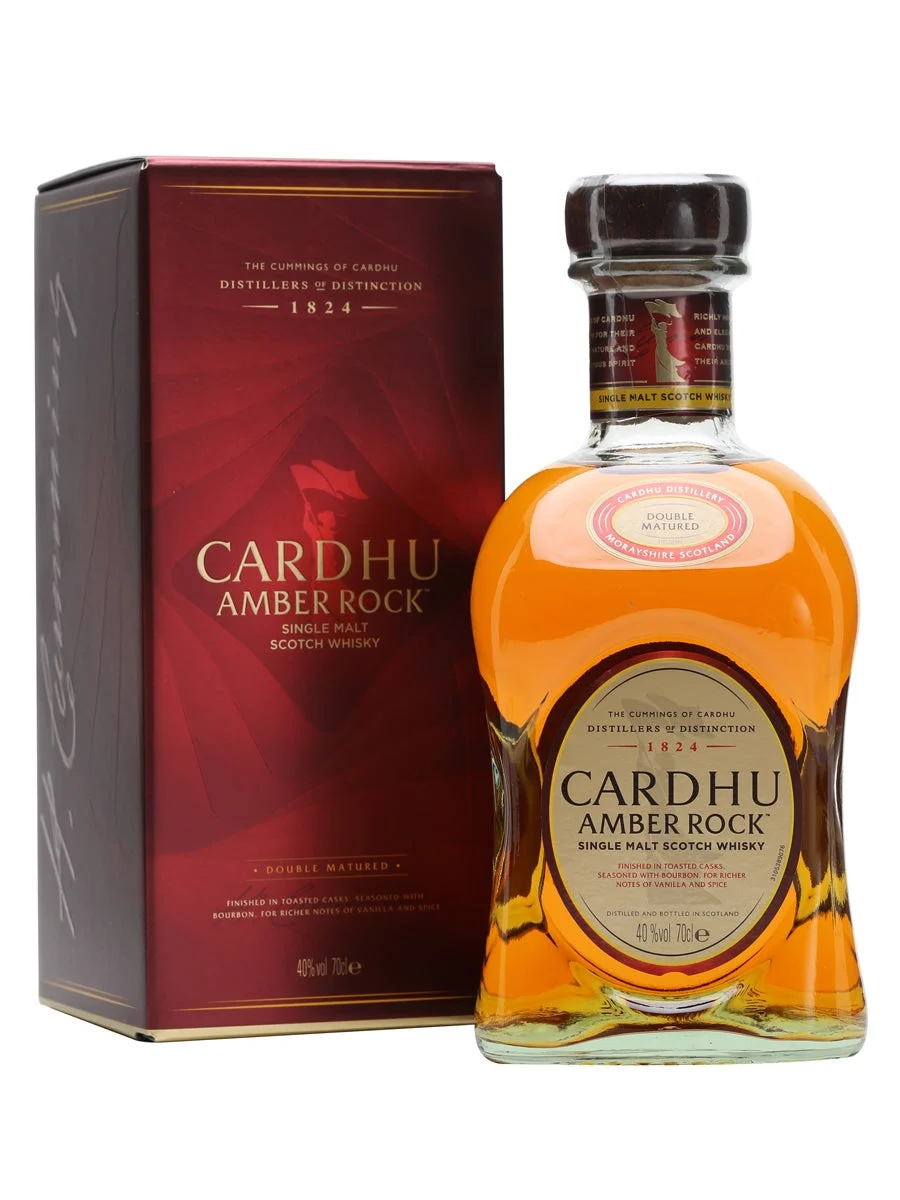 Cardhu Amber Rock Speyside Single Malt Scotch Whisky - Whiskey