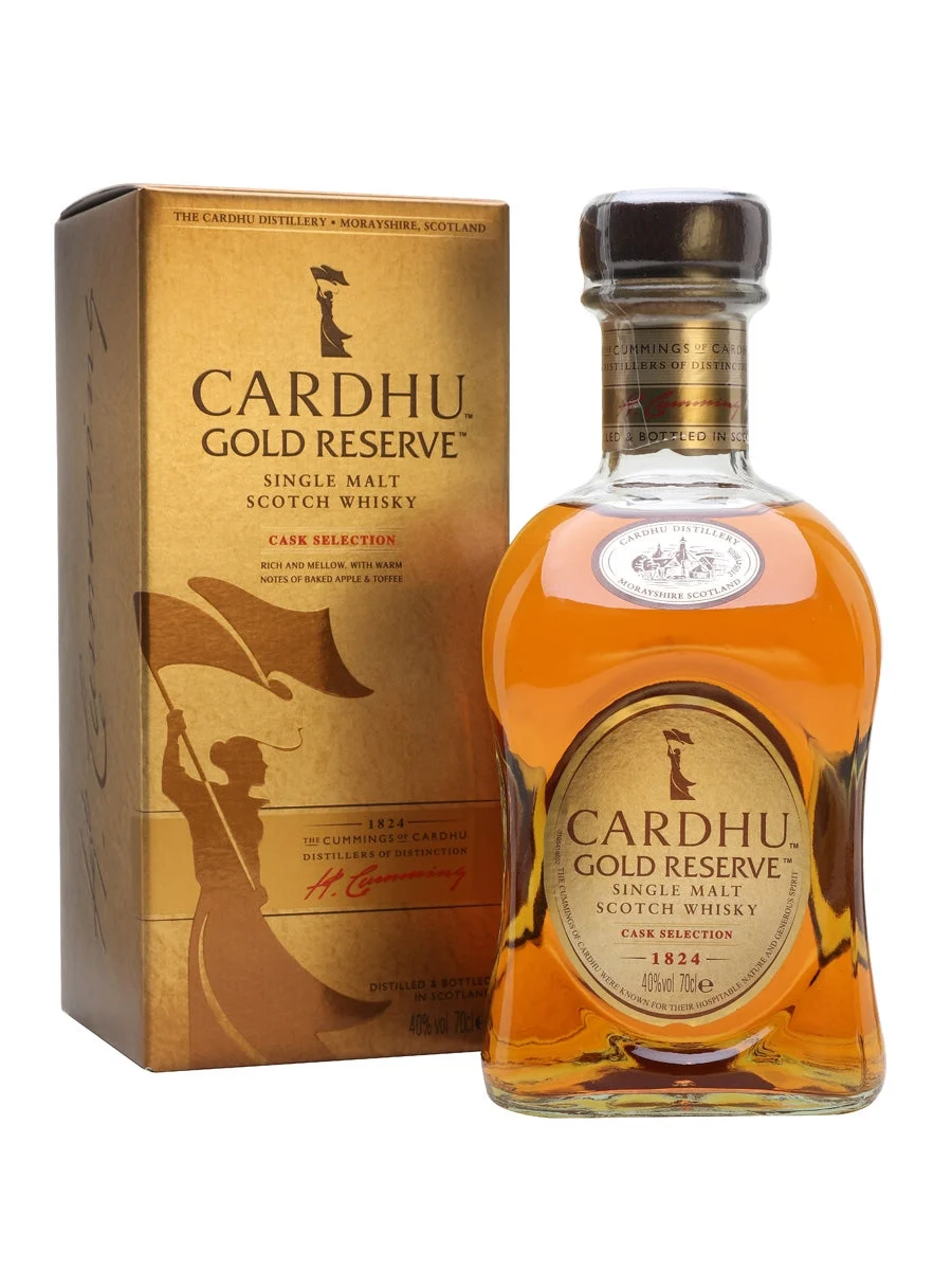 Cardhu Gold Reserve Cask Selection Whisky escocés de pura malta de Speyside | 700ML