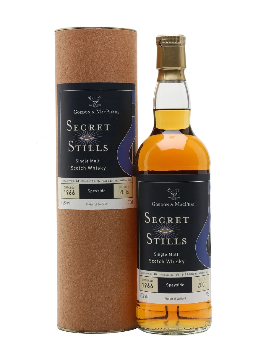 Secret Stills No: 2.2 (Cragganmore) 1966 Gordon & MacPhail Speyside Single Malt Scotch Whisky | 700ML - Whiskey