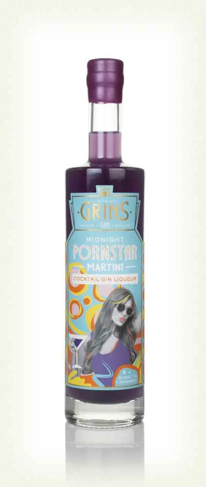 Cheshire Grins Midnight Pornstar Martini Gin Liqueur | 500ML