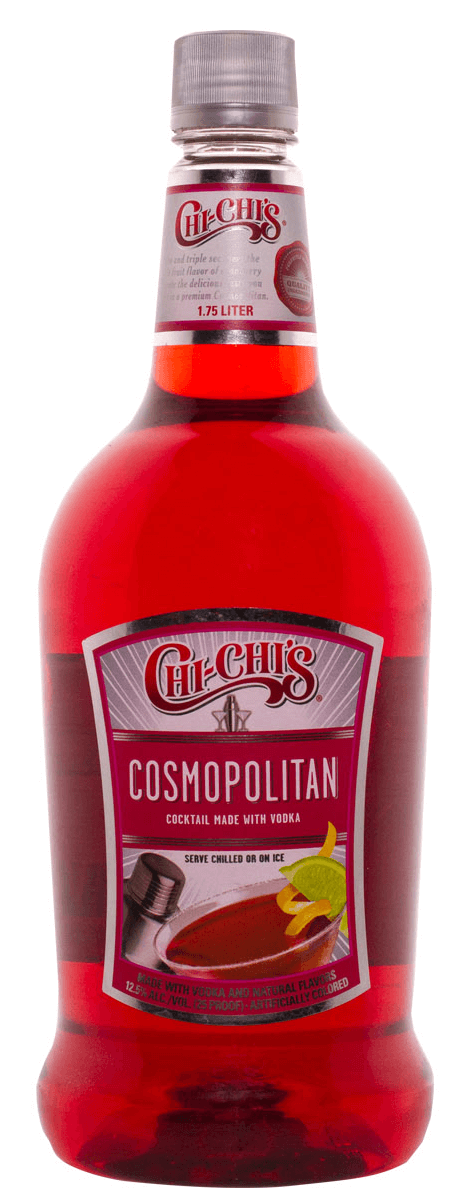 Cóctel cosmopolita listo para beber de Chi Chi