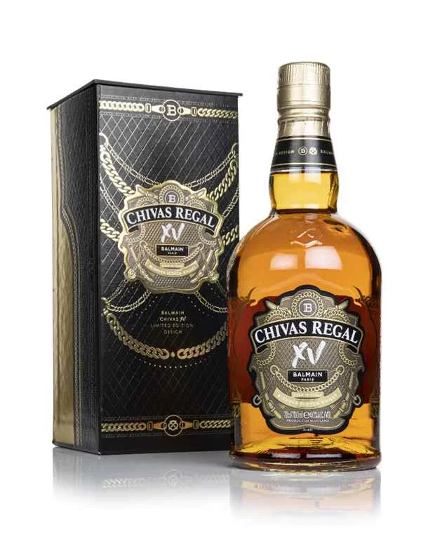 Chivas Regal XV Balmain Limited Edition Scotch Whisky | 700ML - Whiskey