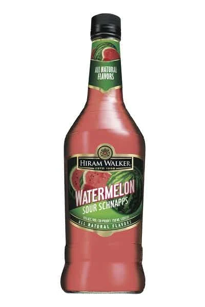 Licor de aguardiente amargo de sandía Hiram Walker