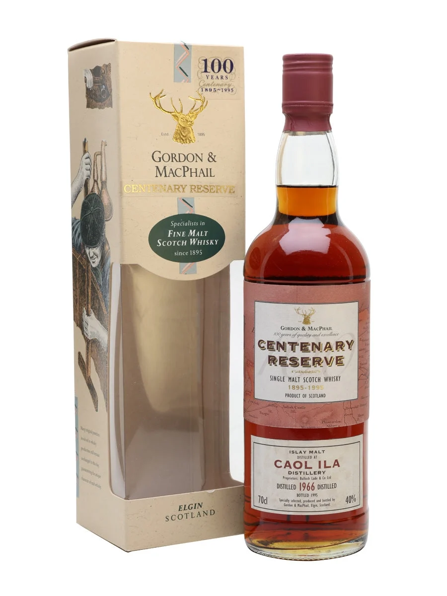 Caol Ila 1966 29 Year Old Sherry Cask Centenary Reserve Islay Single Malt Scotch Whisky | 700ML - Whiskey