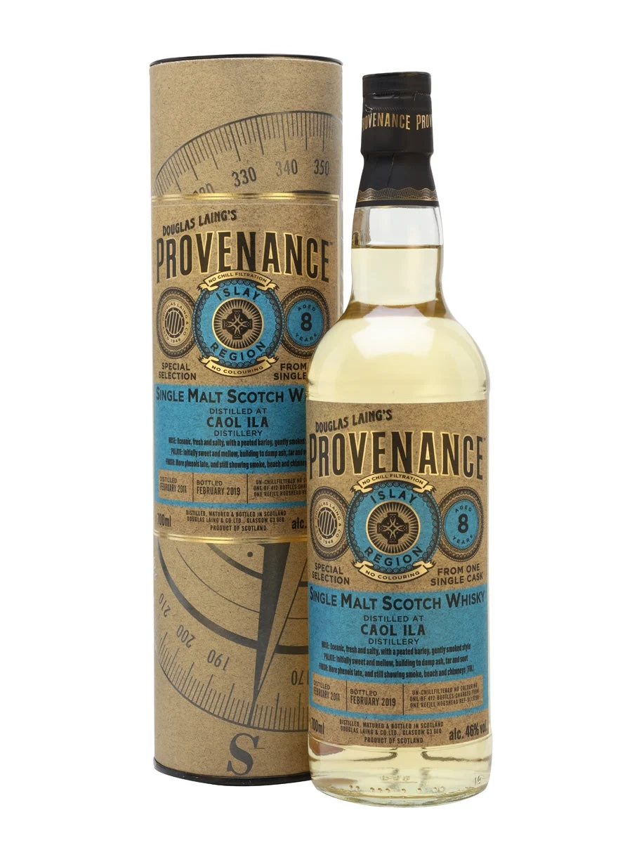 Caol ila 2011 8 Year Old Provenance Islay Single Malt Scotch Whisky | 700ML - Whiskey
