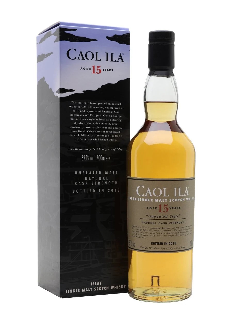 Caol Ila Unpeated 15 Year Old Special Release 2018 Single Malt Scotch Whisky - Whiskey
