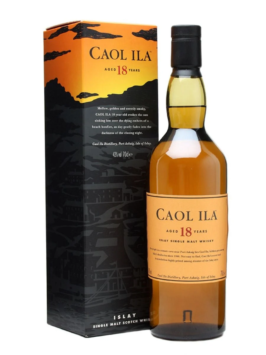 Caol Ila 18 Year Old Single Malt Scotch Whisky - Whiskey