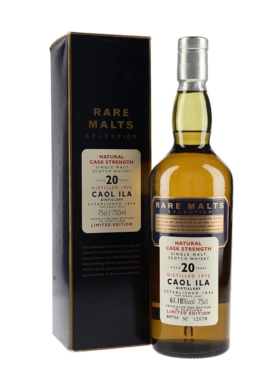 Caol Ila 1975 20 Year Old Rare Malts Islay Single Malt Scotch Whisky - Whiskey