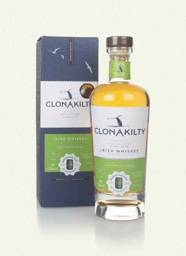 Clonakilty Single Grain Bordeaux Cask Finish Irish Whiskey | 700ML