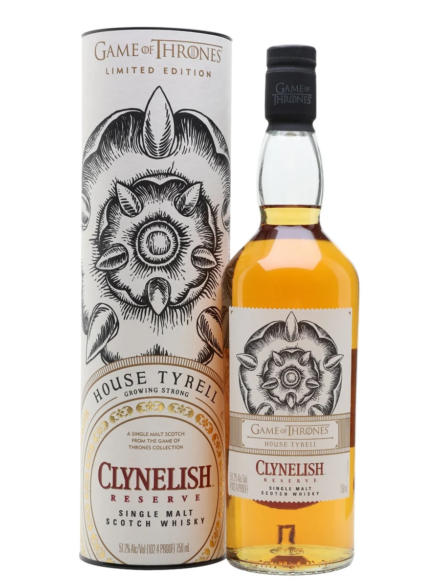 Clynelish Reserve Game of Thrones House Tyrell Highland Single Malt Scotch Whisky | 700ML - Whiskey