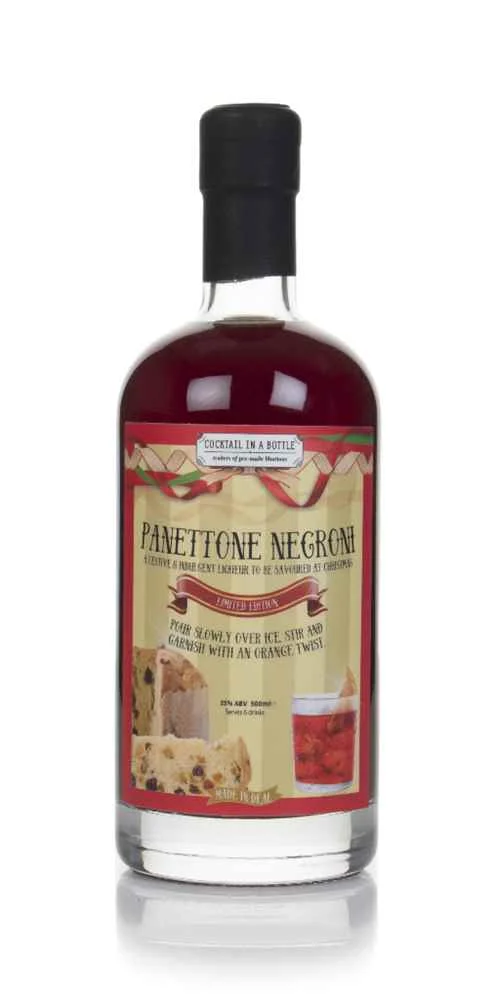 Cocktail In A Bottle Panettone Negroni Pre-bottled Cocktail | 500ML