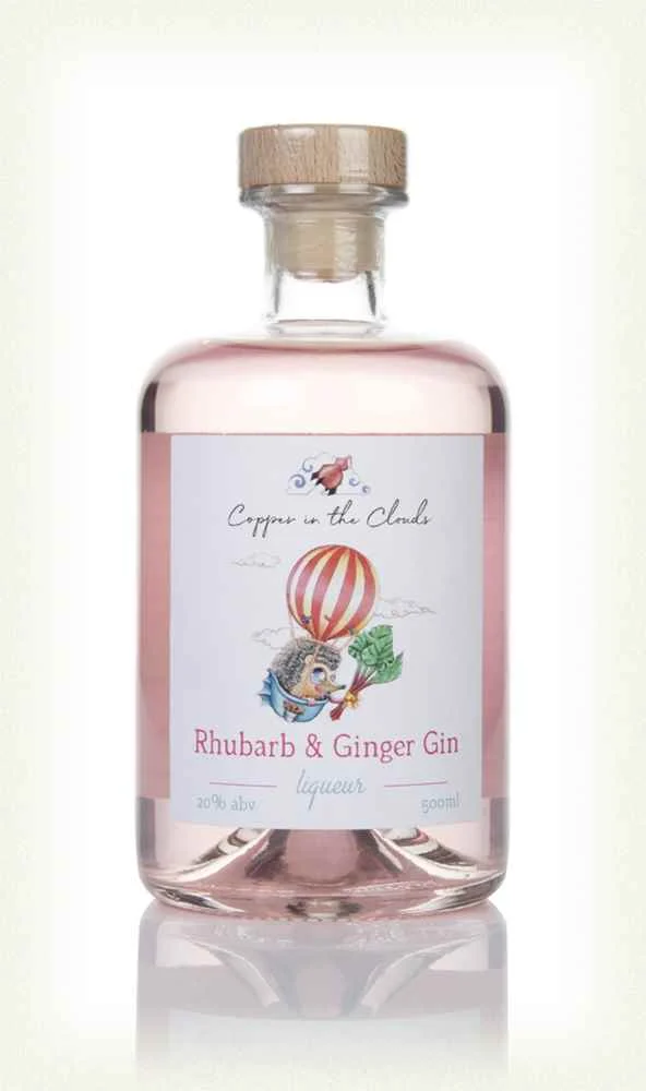 Copper in the Clouds Rhubarb & Ginger Liqueur | 500ML