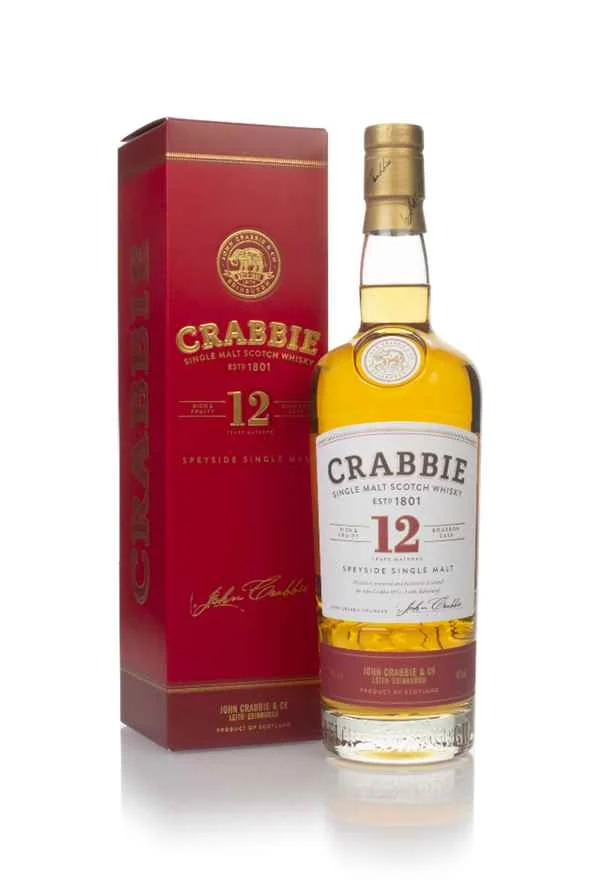 Crabbie 12 Year Old Speyside Single Malt Scotch Whisky | 700ML - Whiskey