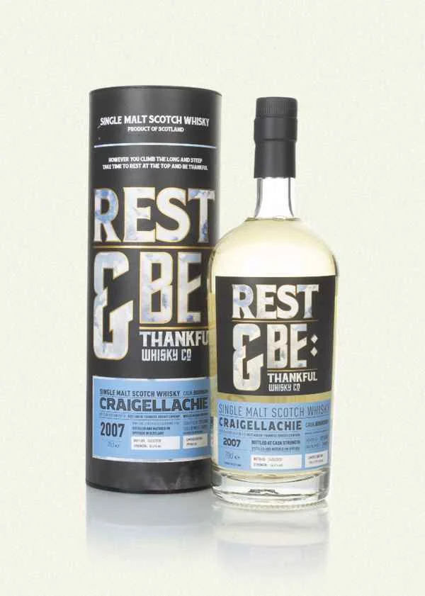 Craigellachie 12 Year Old 2007 (cask 314992) - Rest & Be Thankful Scotch Whisky | 700ML