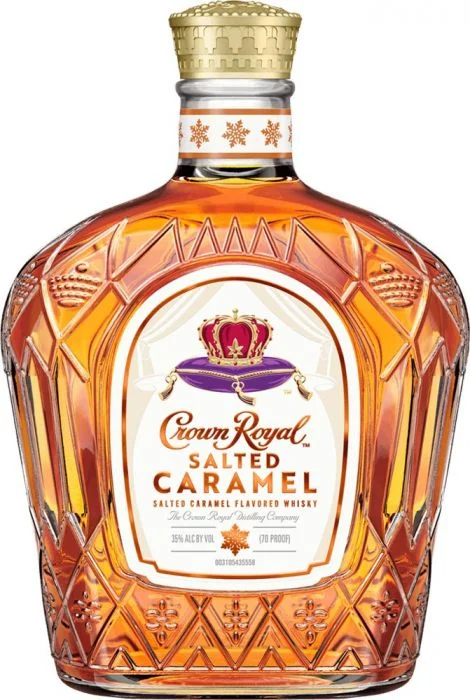 Whisky Crown Royal con caramelo salado