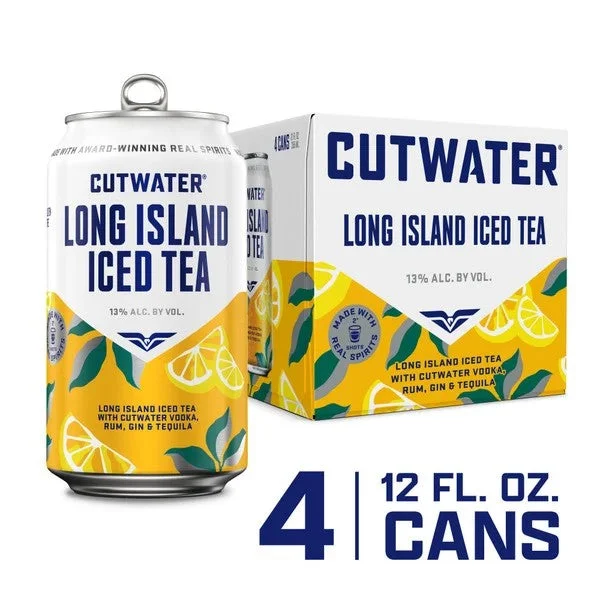 Cutwater Spirits Long Island Iced Tea (4)Pack Cans - Ready To Drink