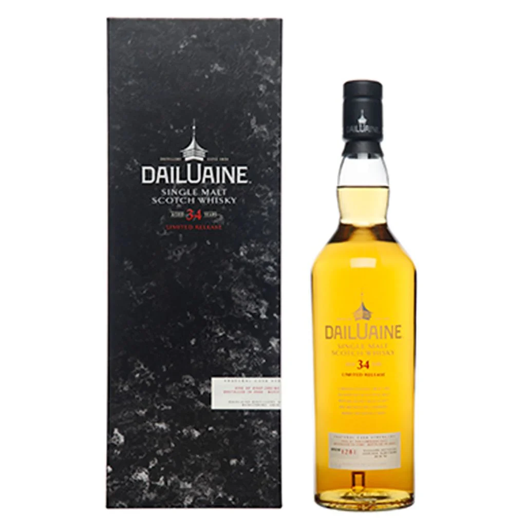 Dailuaine Limited Release 34 Year Old Natural Cask Strength Single Malt Scotch Whisky - Whiskey