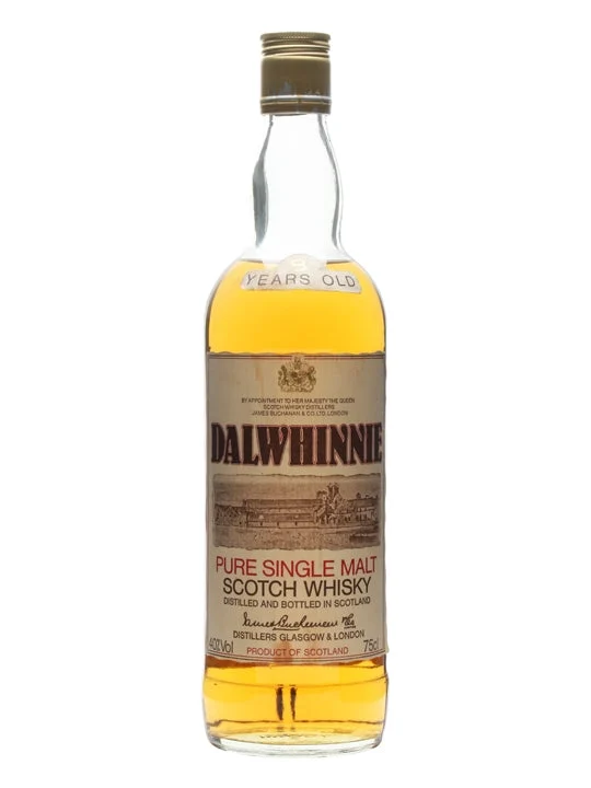 Dalwhinnie 8 Year Old Bot.1980s Speyside Single Malt Scotch Whisky - Whiskey