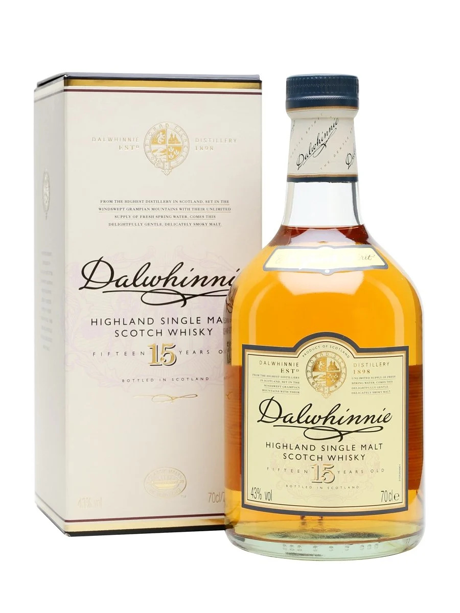 Dalwhinnie 15 Year Old Speyside Single Malt Scotch Whisky | 700ML - Whiskey