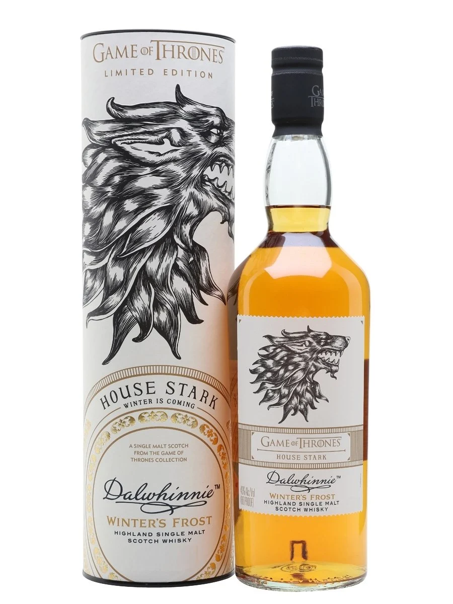 Dalwhinnie Winter's Frost Game of Thrones House Stark Speyside Single Malt Scotch Whisky | 700ML - Whiskey