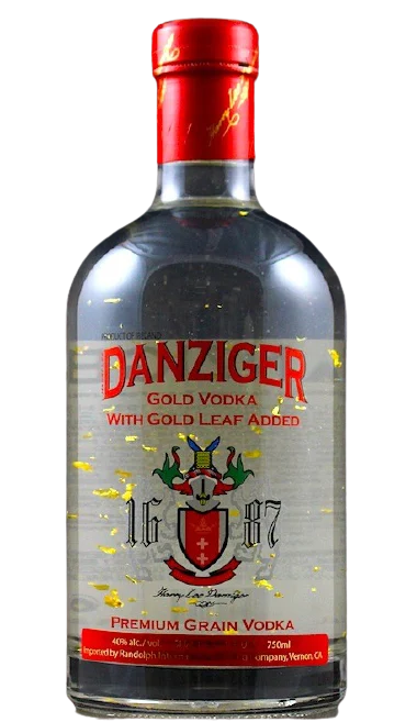 Danziger Gold W/ Gold Leaf Added Vodka