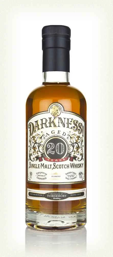 Darkness! Tobermory Heavily Peated 20 Year Old Oloroso Cask Finish Scotch Whisky | 500ML