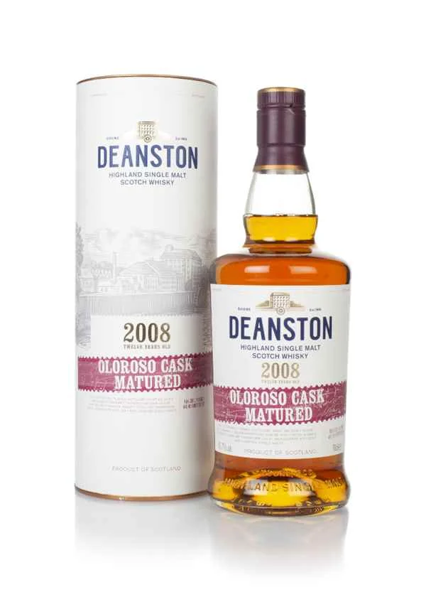 Deanston 12 Year Old 2008 Oloroso Cask Matured Scotch Whisky | 700ML - Whiskey