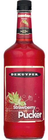 DeKuyper Strawberry Pucker Schnapps Liqueur | 1L
