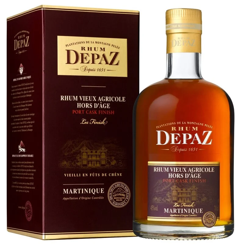Depaz Rhum Vieux Agricole Hors D'Agne Port Cask Finish Rum | 700ML