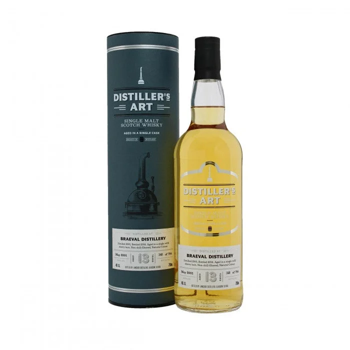 Braeval 2002 Distiller's Art 13 Year Old Bottled 2014 Single Malt Scotch Whisky - Whiskey
