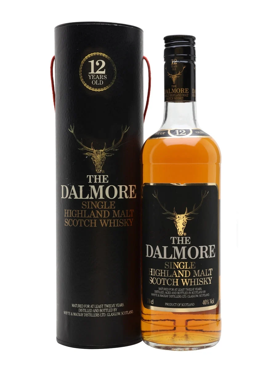 Dalmore 12 Year Old Bot.1980s Highland Single Malt Scotch Whisky | 700ML - Whiskey