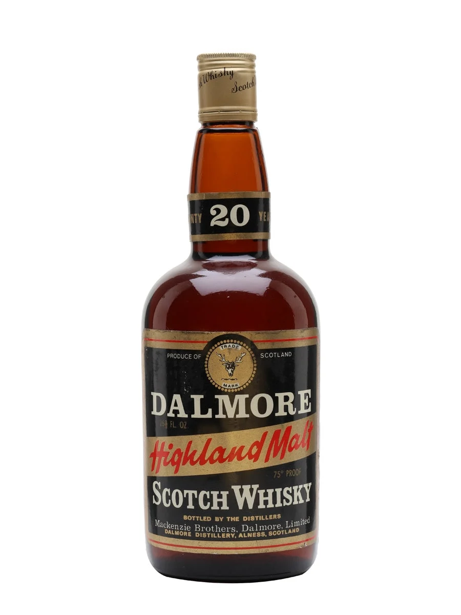 Dalmore 20 Year Old Bot.1970s Highland Single Malt Scotch Whisky - Whiskey