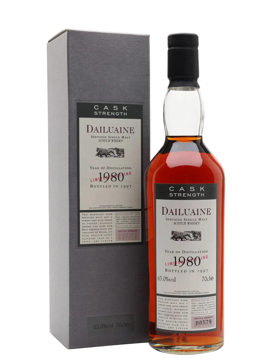 Dailuaine 1980 17 Year Old Flora & Fauna Speyside Single Malt Scotch Whisky | 700ML - Whiskey