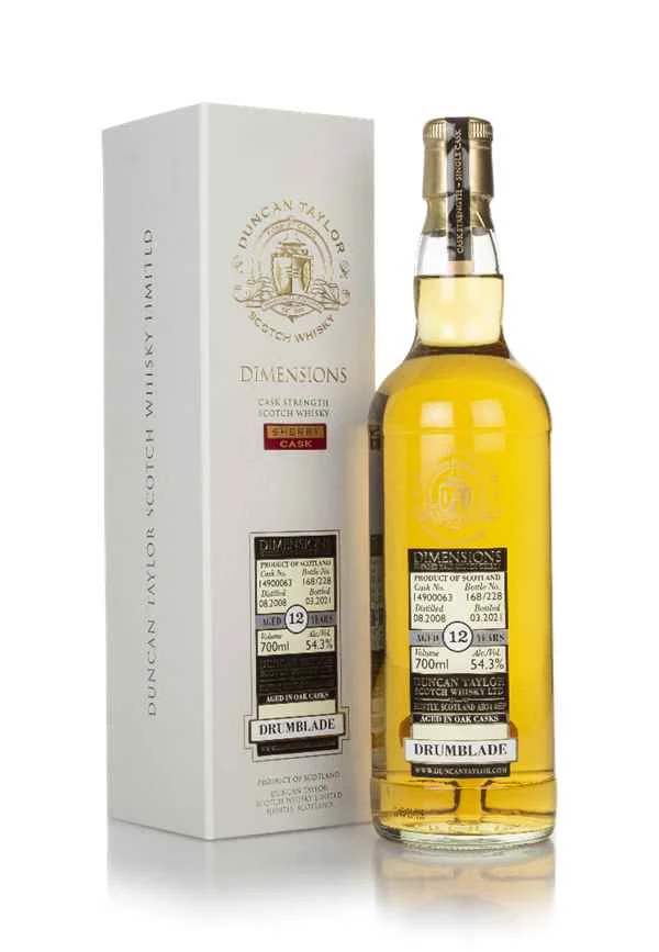 Drumblade 12 Year Old 2008 (cask 14900063) - Dimensions (Duncan Taylor) Scotch Whisky | 700ML