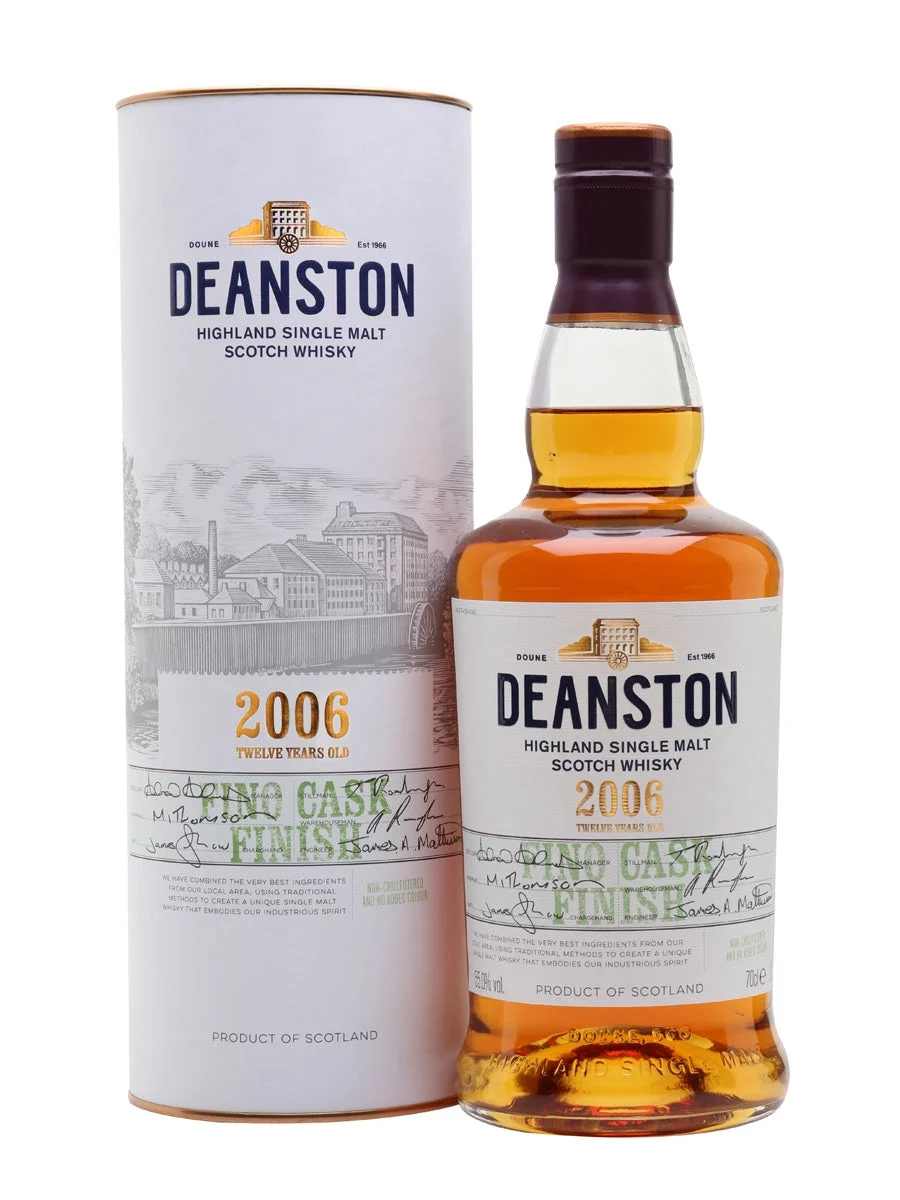 Deanston 2006 12 años Whisky escocés de pura malta con acabado fino - Whiskey