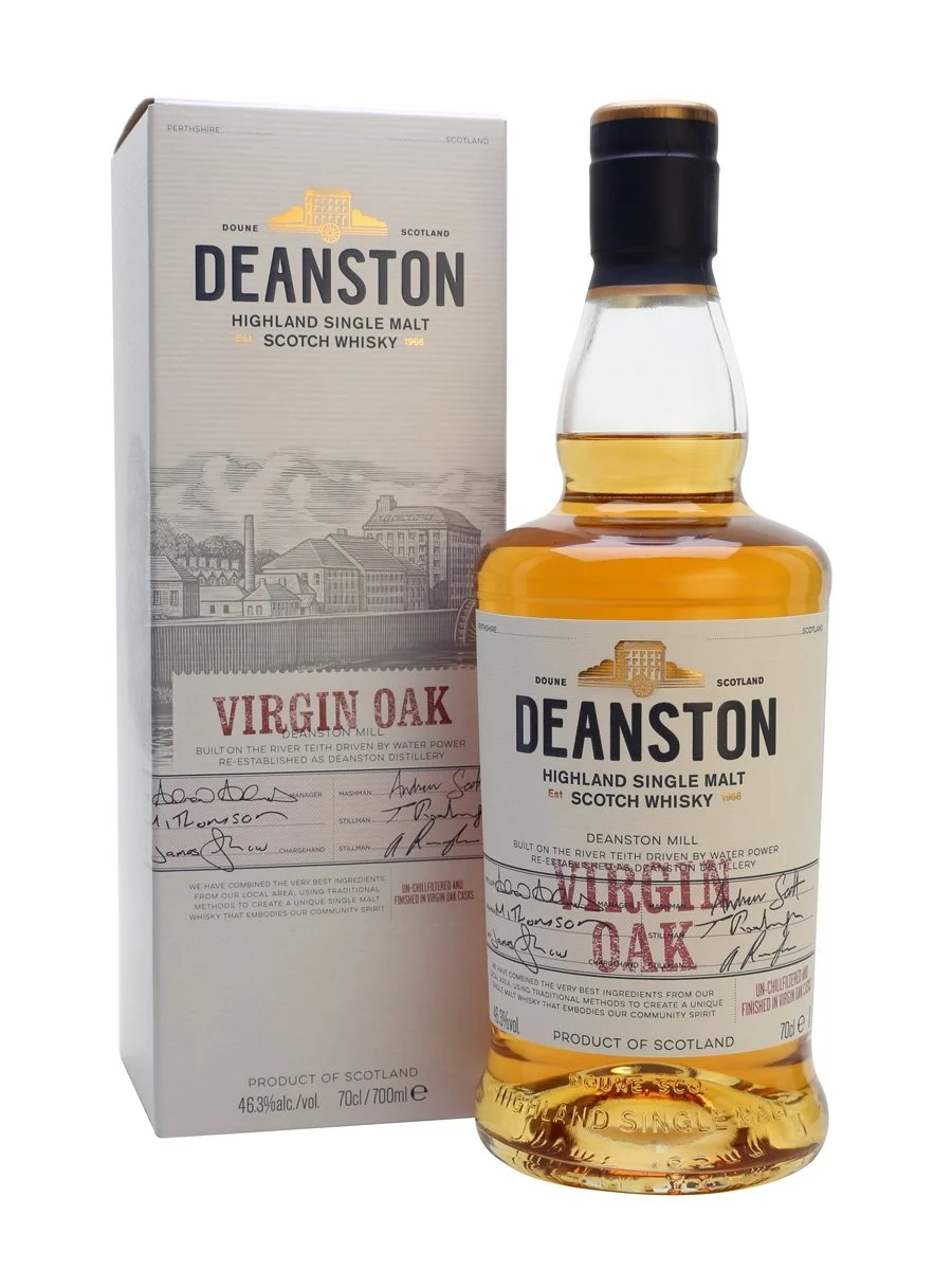 Whisky escocés de pura malta Deanston Virgin Oak Highland | 700ML
