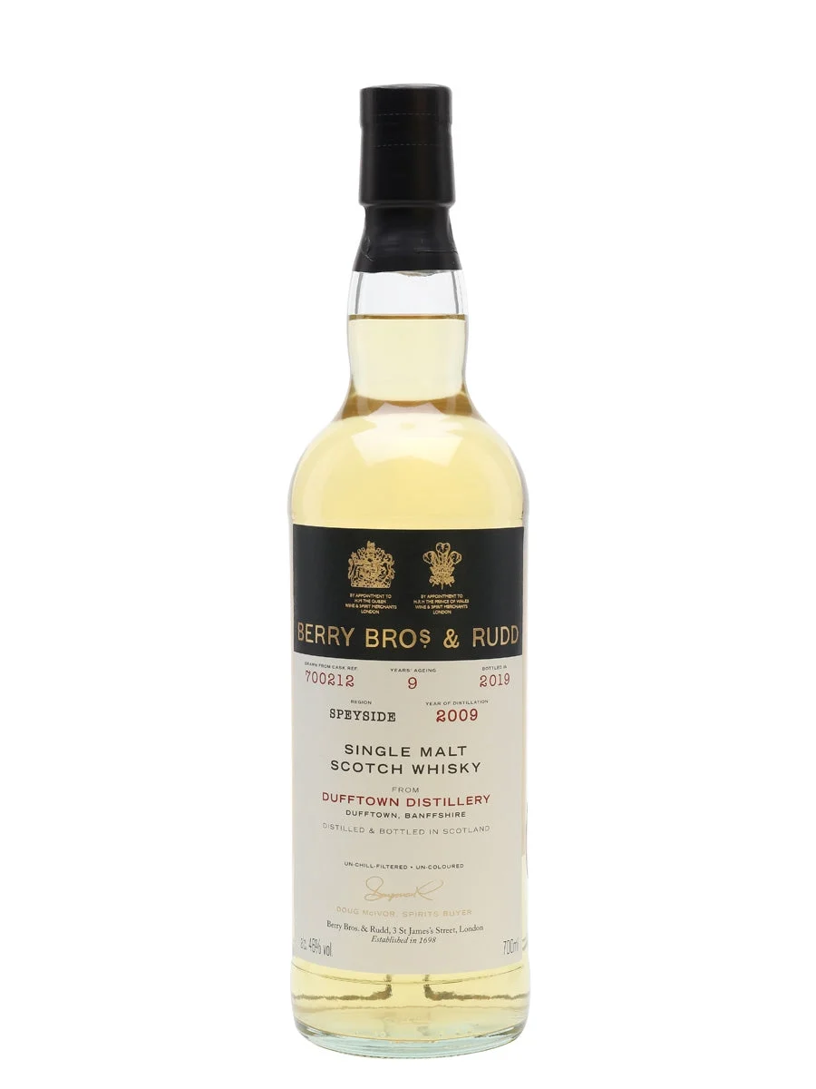 Dufftown 2009 9 Year Old Berry Bros & Rudd Speyside Single Malt Scotch Whisky | 700ML - Whiskey