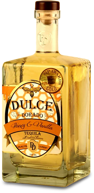 Tequila Dulce Dorado Miel Y Vainilla