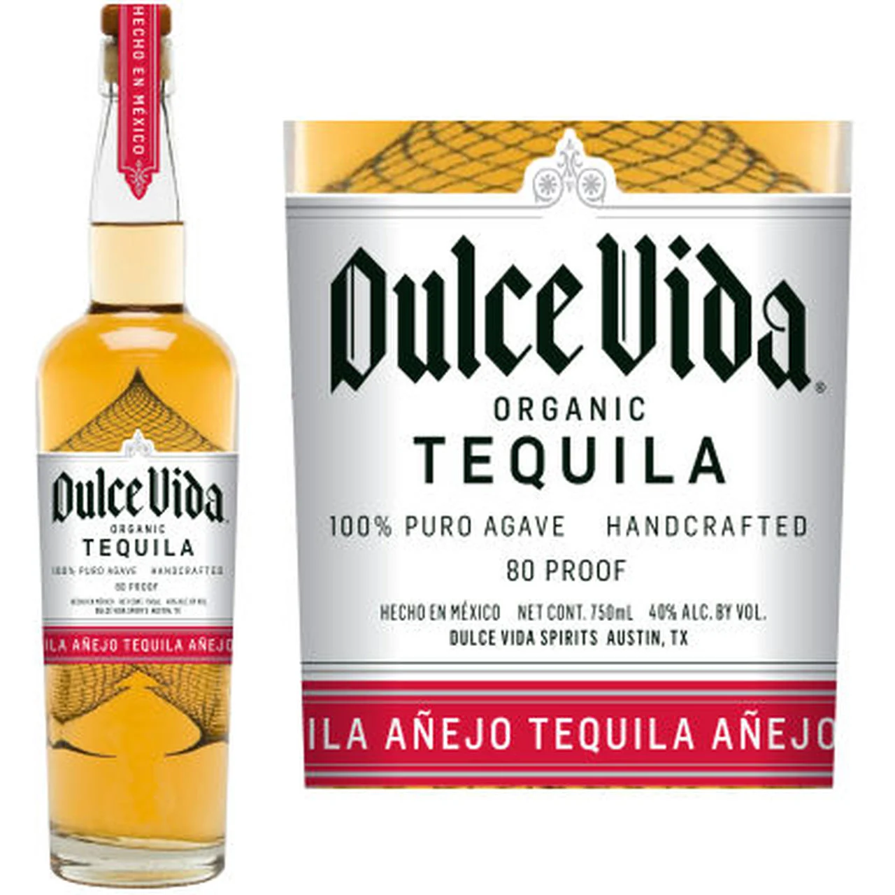 Tequila Añejo Orgánico Dulce Vida