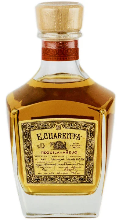 E.Cuarenta Añejo Tequila