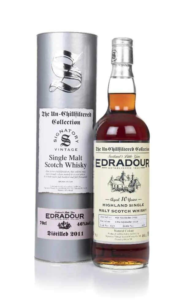 Edradour 10 años 2011 (barrica 429) - Colección sin filtrar (Firmante) Whisky escocés | 700ML