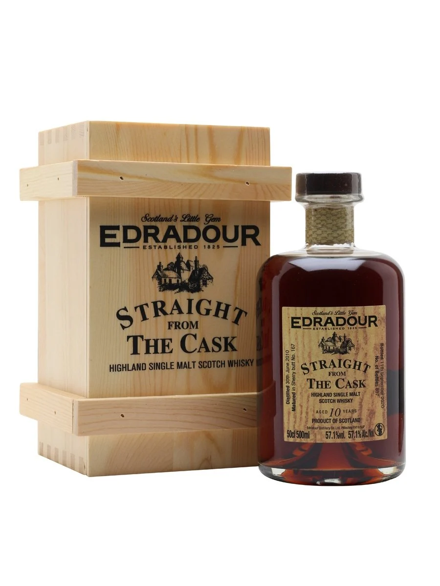 Edradour 2010 10 años Sherry Butt Highland Whisky escocés de malta única | 500ML