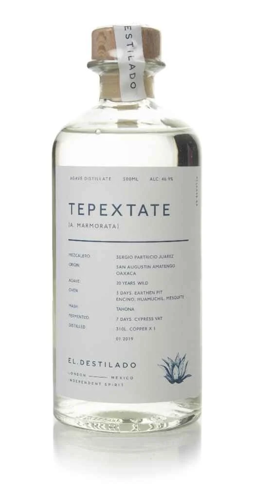 El Destilado Tepextate (46.9%) Bebida espirituosa | 500ML - Espíritu