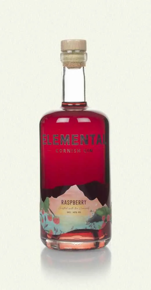 Elemental Raspberry Cornish English Gin | 500ML