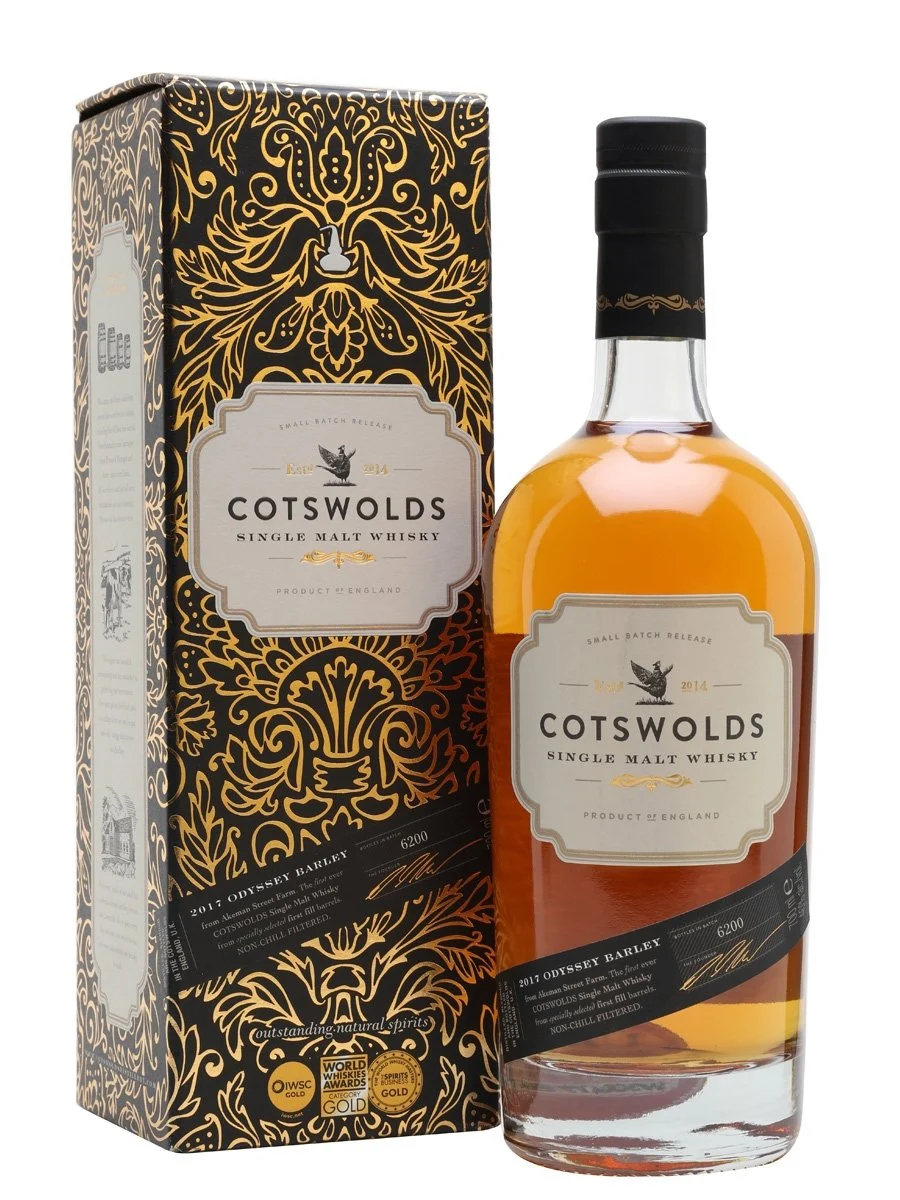 Cotswolds Single Malt 2017 Odyssey Barley English Single Malt Whiskey | 700ML