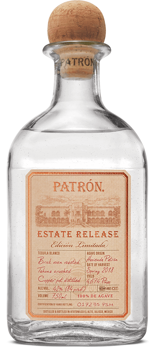 Lanzamiento Patron Estate Tequila Blanco